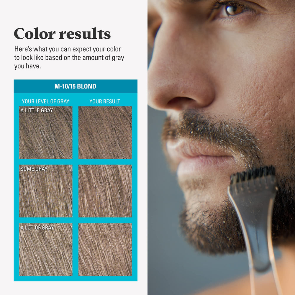 Con Just For Men Blond M-10/15, prueba un tono más claro primero.