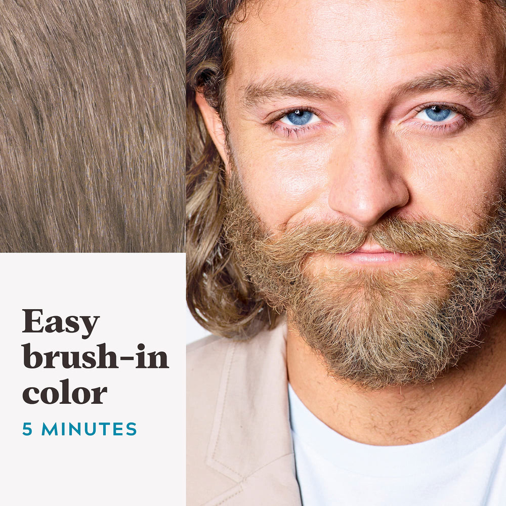 Just For Men Blond M-10/15 no amarillea ni daña el vello facial.