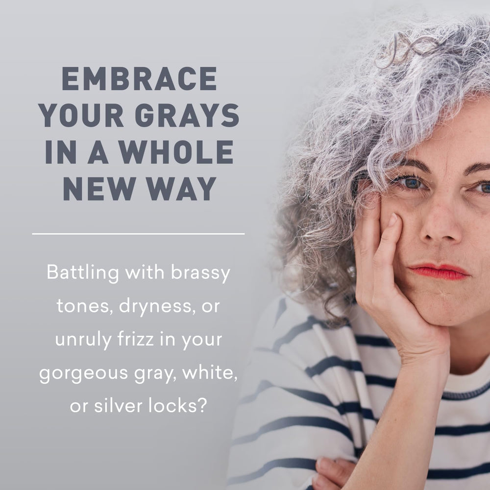 Just Nutritive acondicionador para cabello gris con dosificador para aplicación suave