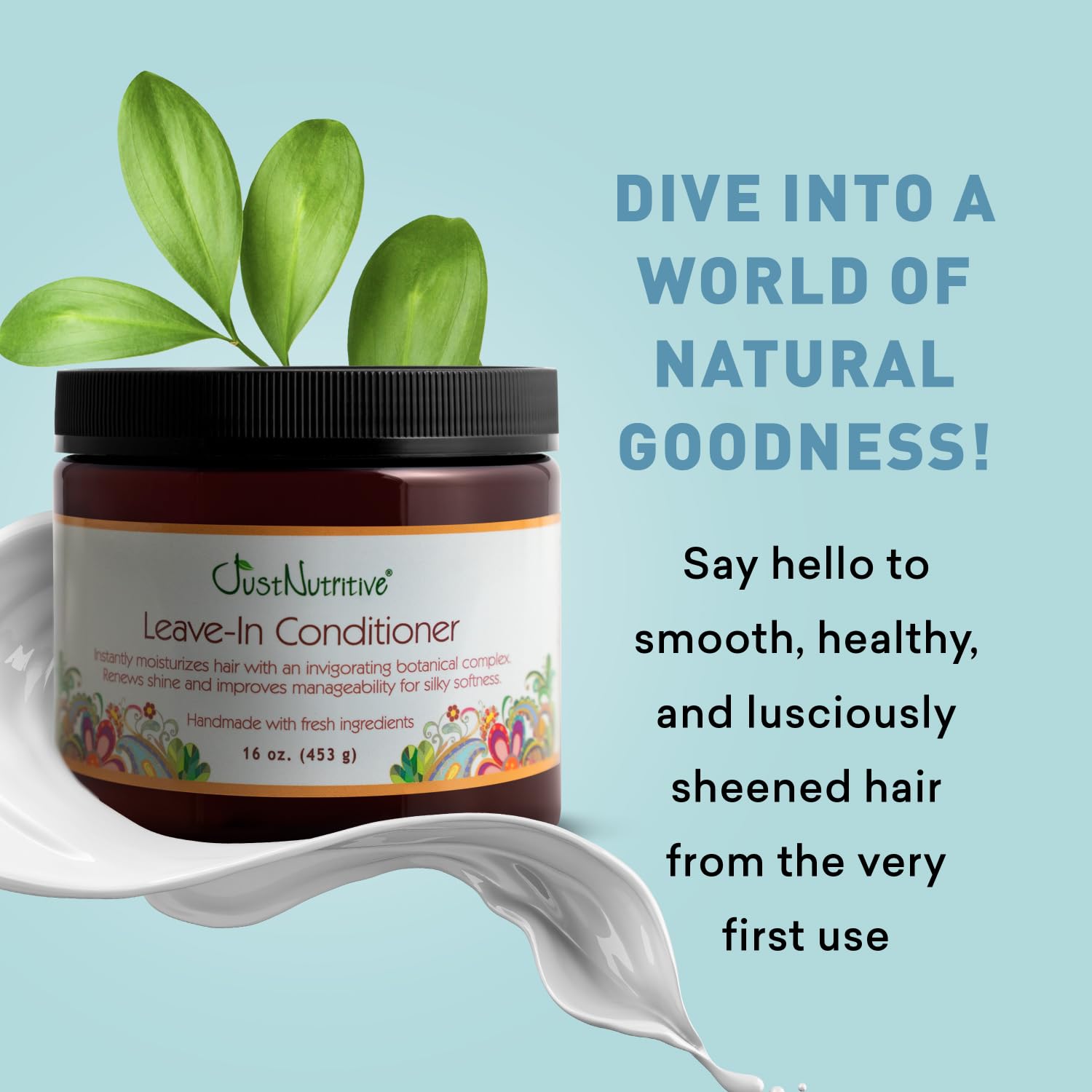 Just Nutritive envase crema desenredante, ayuda a peinar sin tirar del cabello.