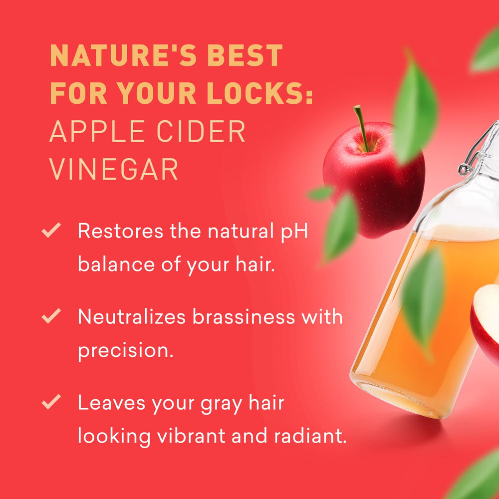 Just Nutritive Rinçage au vinaigre, produit fait main aux États-Unis pour une qualité artisanale.