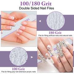 Lime à ongles Jutom nettoyable à l'eau, hygiène facilitée.