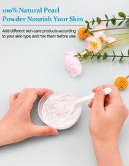 Jutqut polvo de perla agua dulce, aplicación facial para mascarilla casera