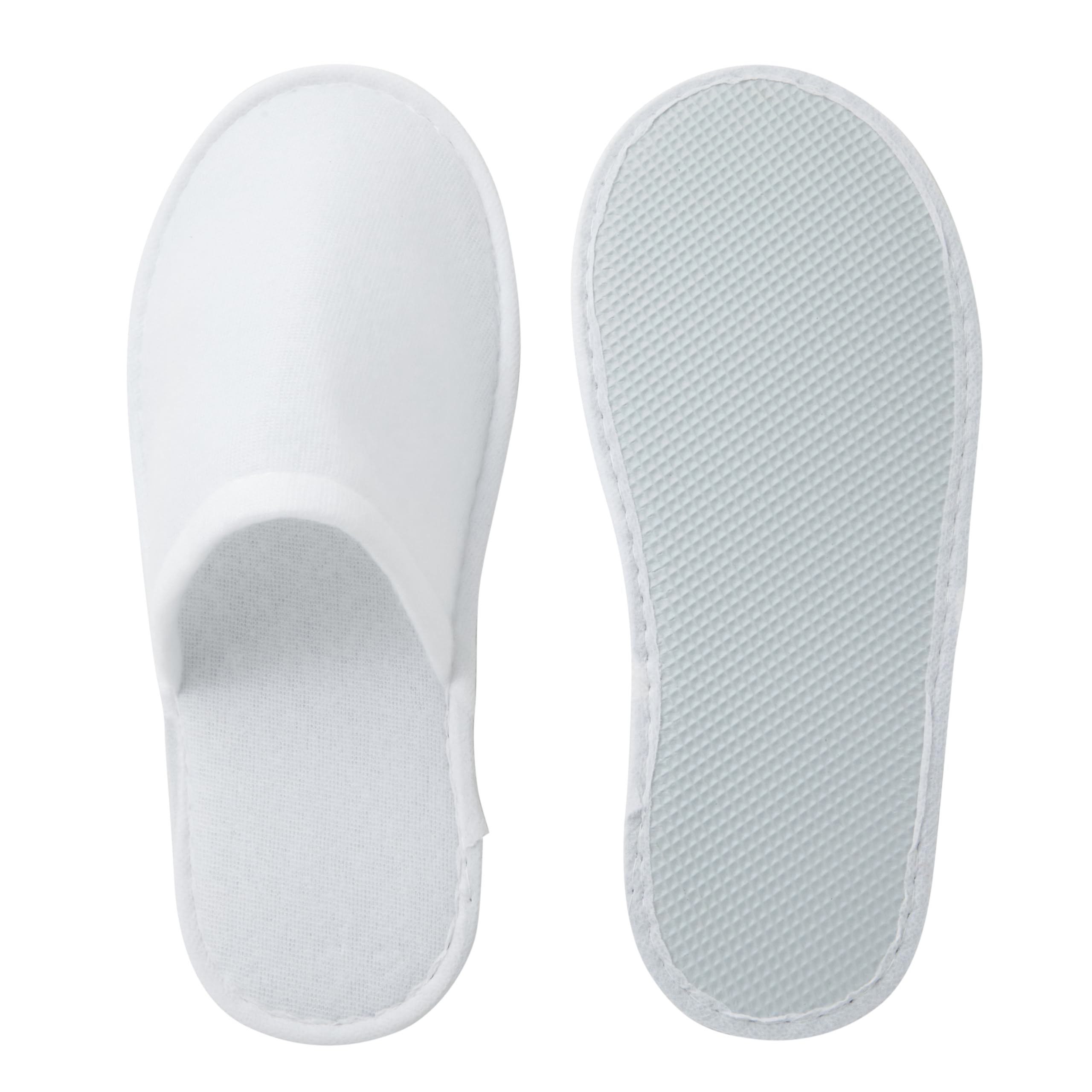 Pantuflas Juvale blancas para habitaciones y estancias simples