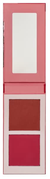 Juvia's Place Blushed Duo Volume3, aplicación suave y duradera para rubor natural.