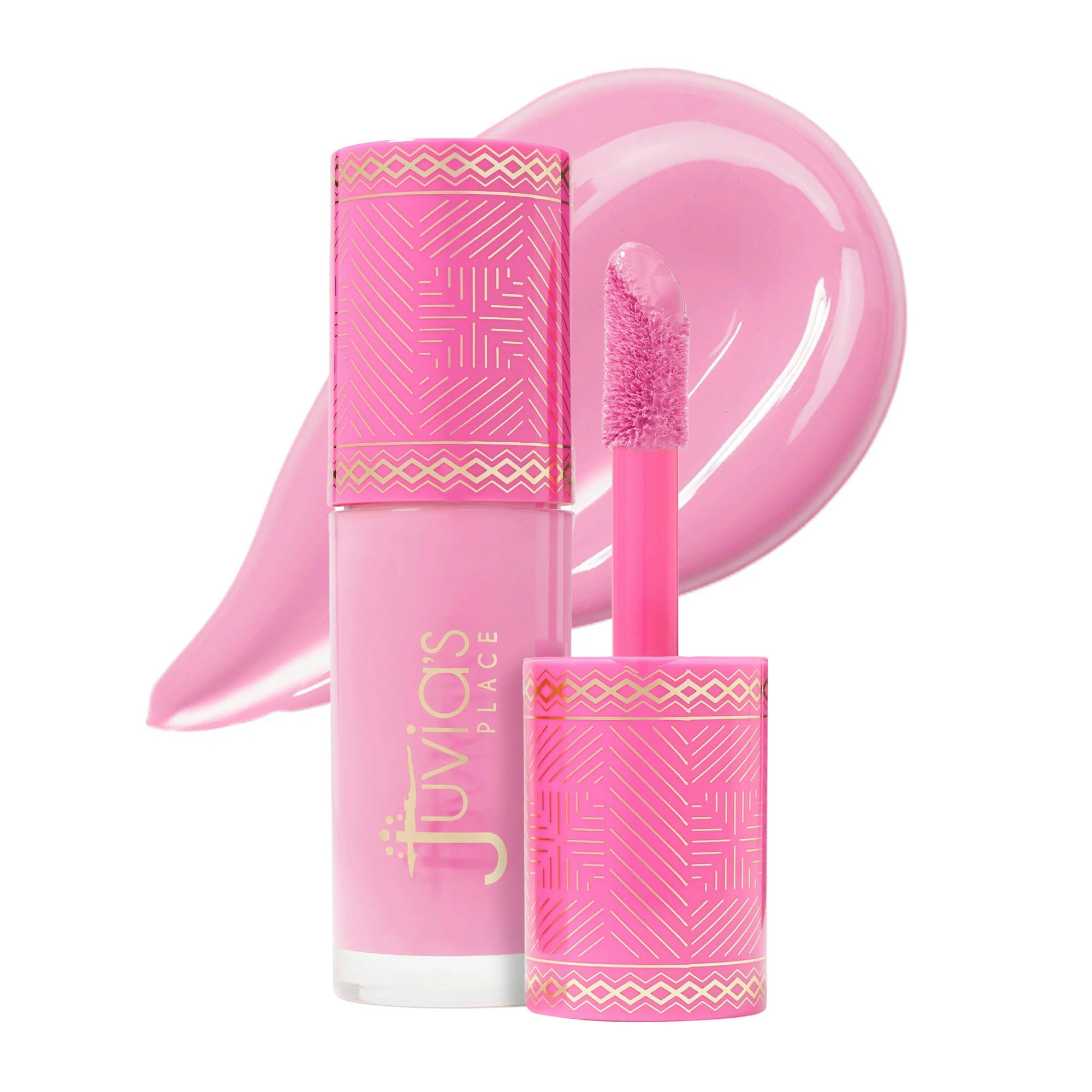 Juvia's Place Blushed Liquid Blush BlushLily, aplicación cremosa para un aspecto natural y radiante.
