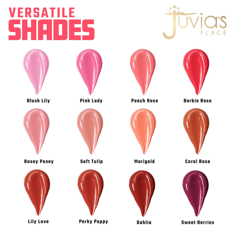 Juvia's Place Blushed Liquid Blush BlushLily ofrece tonos versátiles para piel.