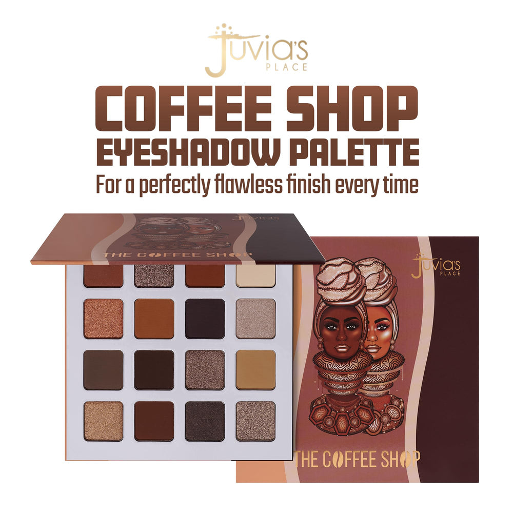 Juvia's Place Coffee Shop sombras-mate-cafe: acabado mate estable para transiciones limpias.