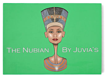 Juvia's Place Nubian paleta abierta mostrando la gama de pigmentos intensos.