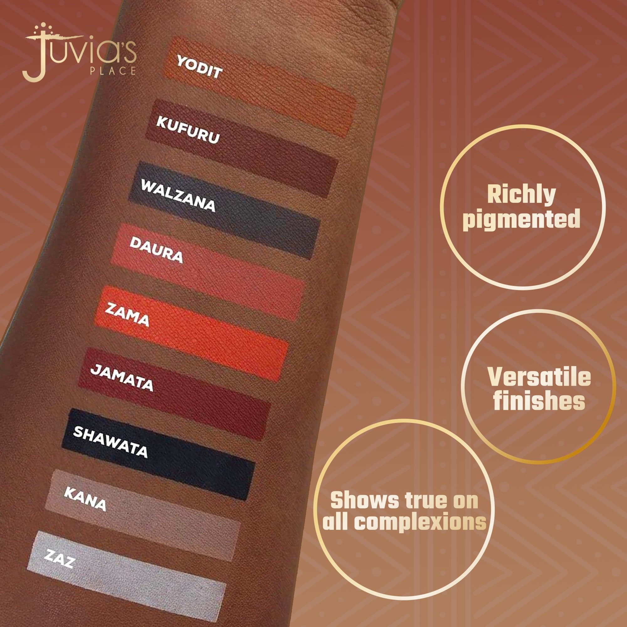 Sombras mate Warrior 2 de Juvia's Place para pliegue suave
