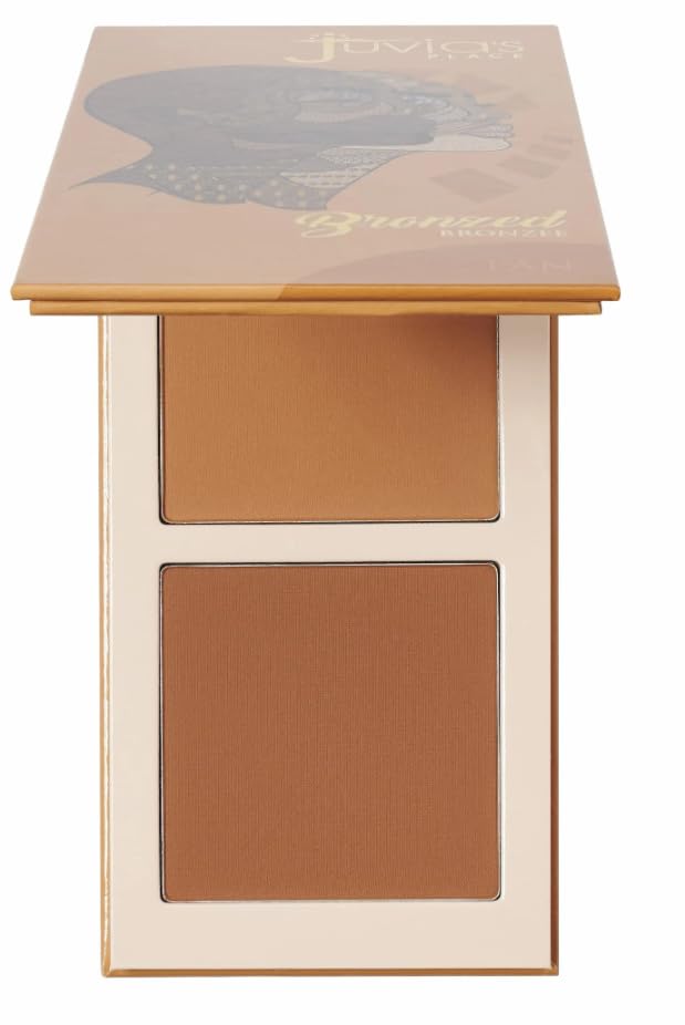 Juvia's Place Bronzed Duo Bronzer Tan con acabado mate suave para bronceado natural