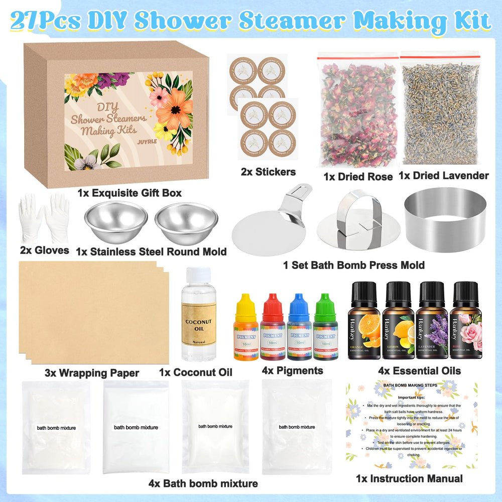 JUYRLE kit bombas de baño: molde redondo para diseños precisos y fáciles de desmoldar.
