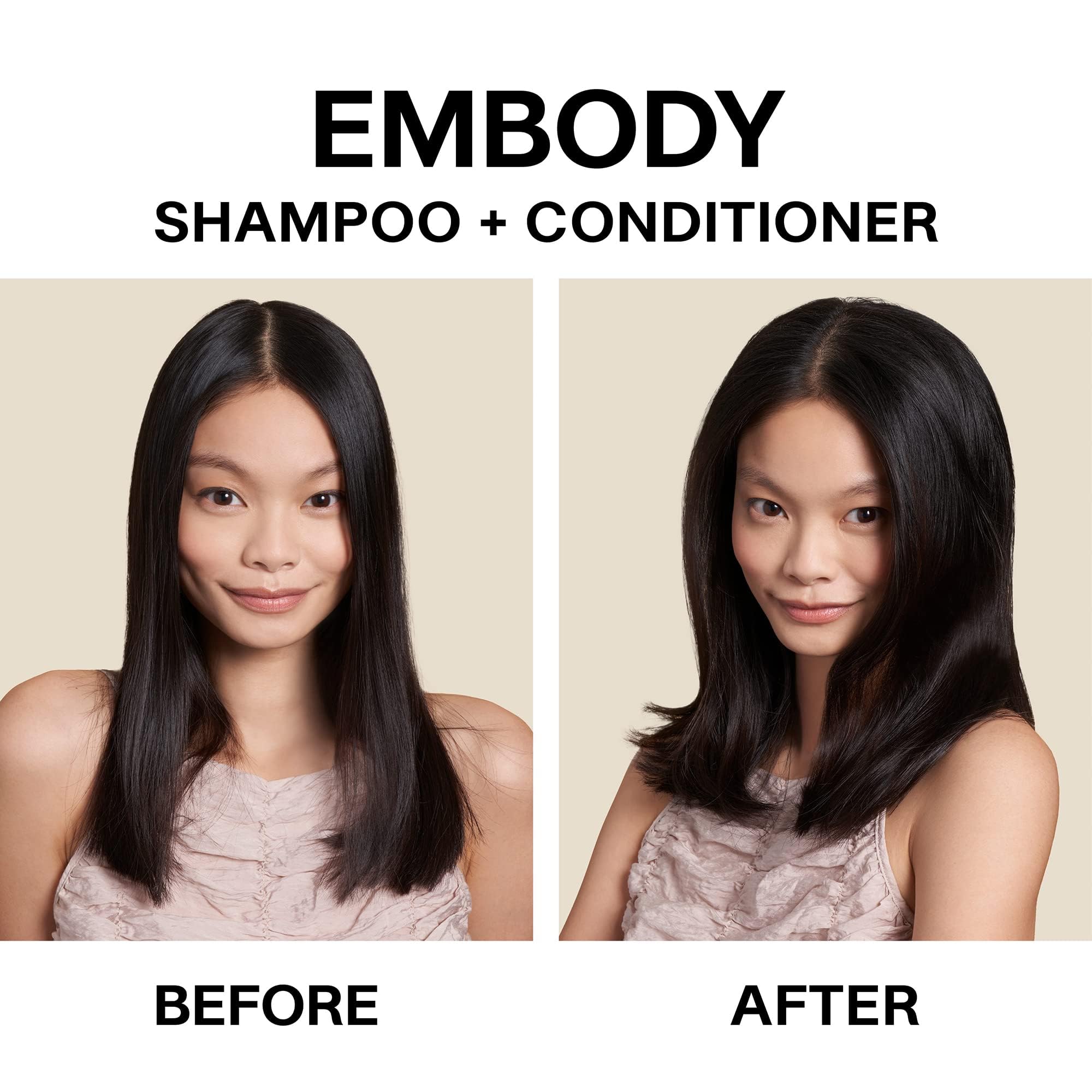 Pelo con volumen con JVN Embody, cuerpo y plenitud visibles.