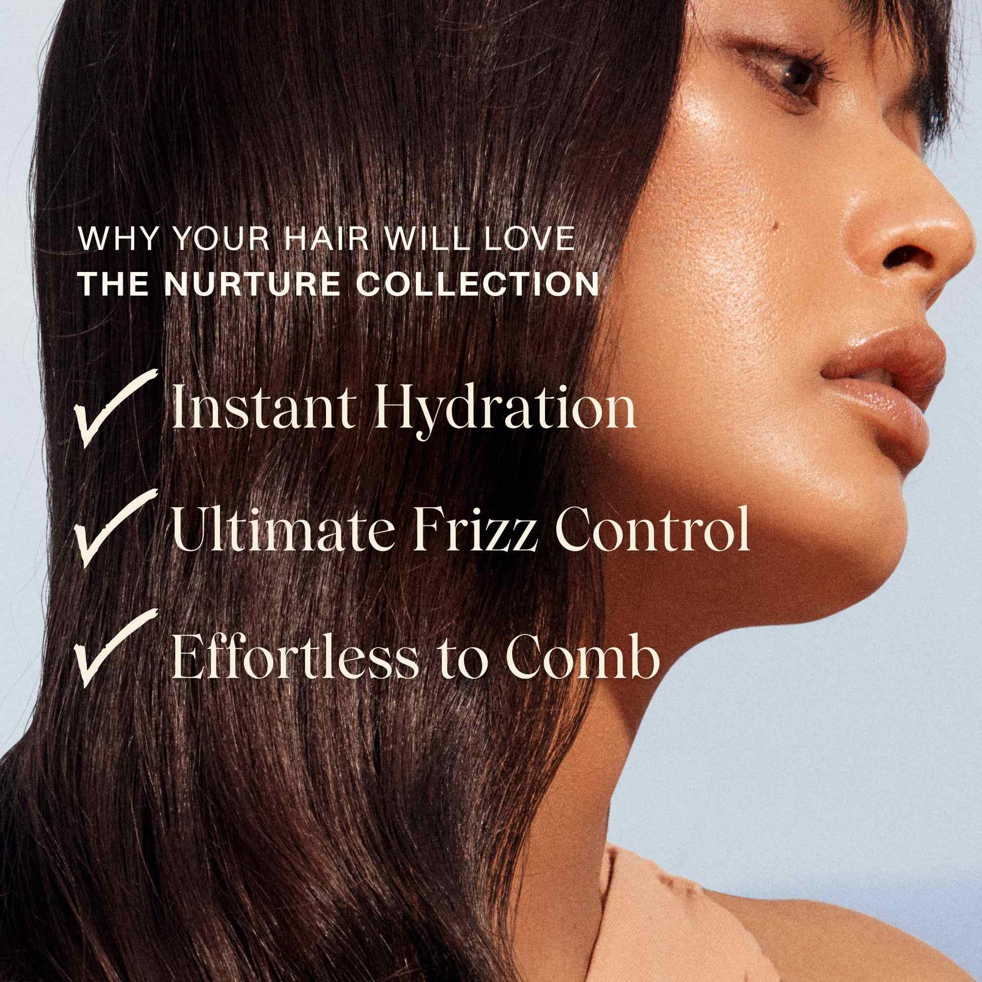 Creamy texture of JVN conditioner showing instant hydration and shine.