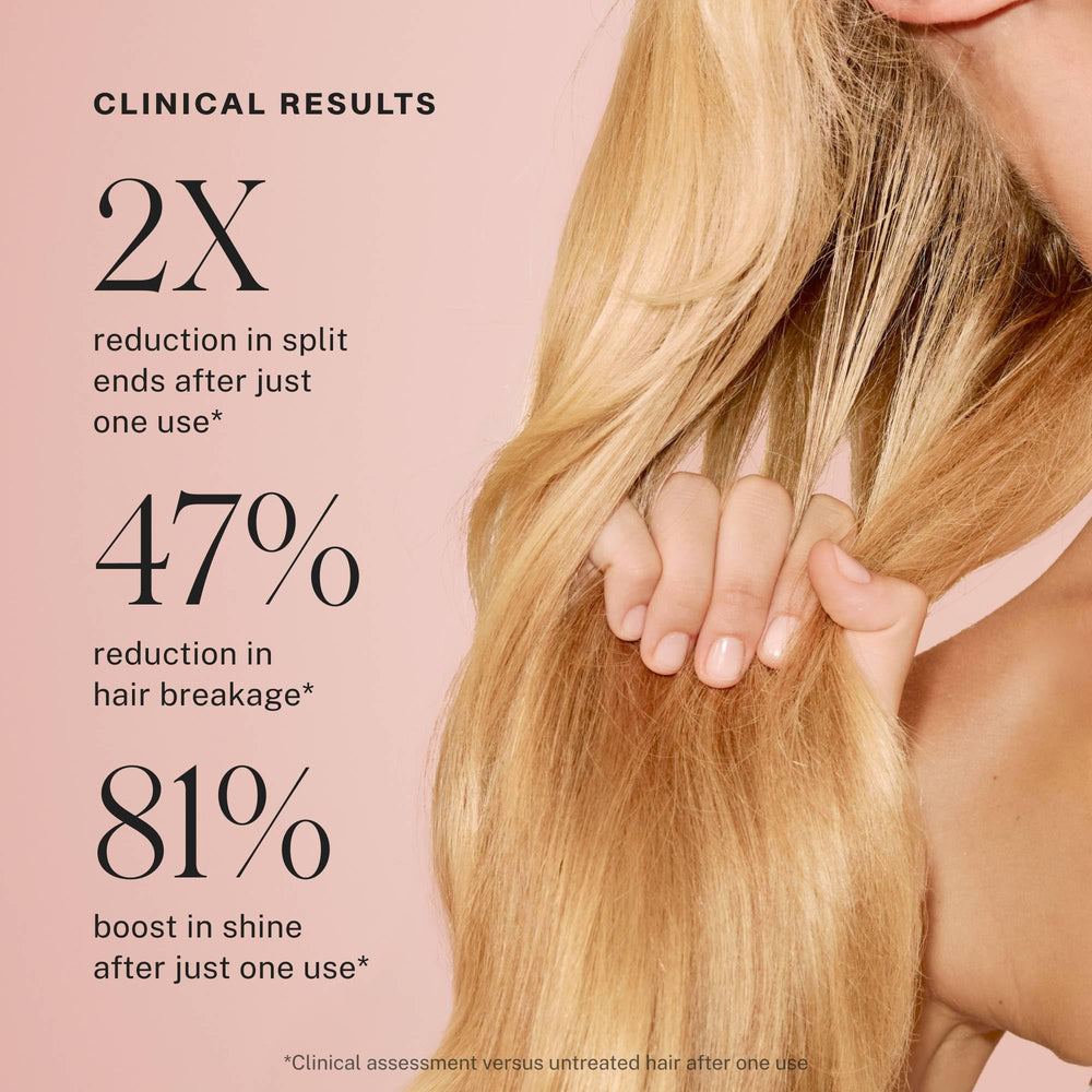 JVN Revive Bond Gloss – image après-shampoing pour cheveux colorés et fragiles.