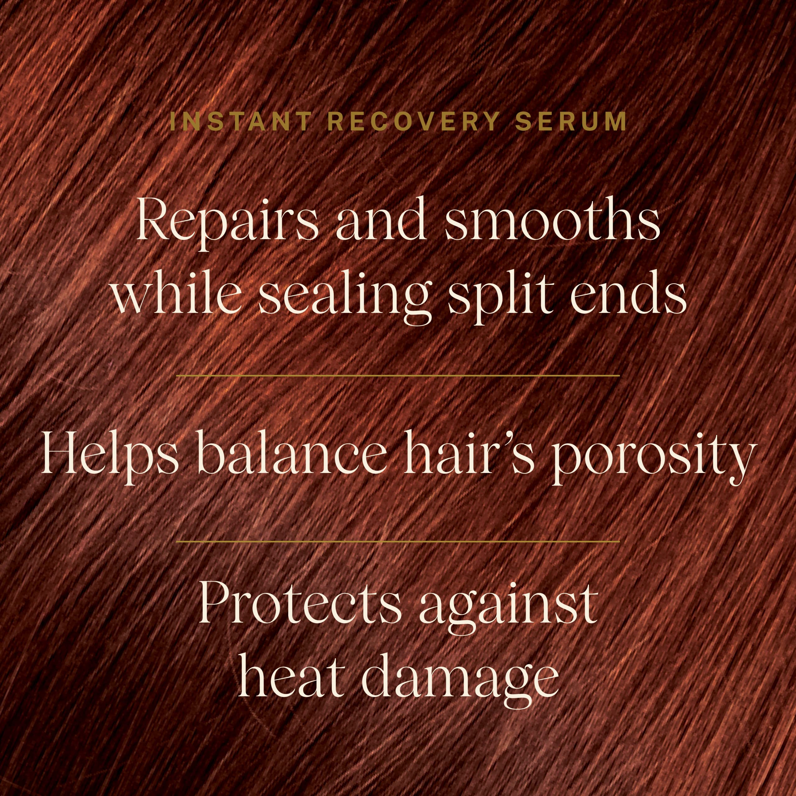 Texture satinée après application du sérum JVN pour une finish douce.