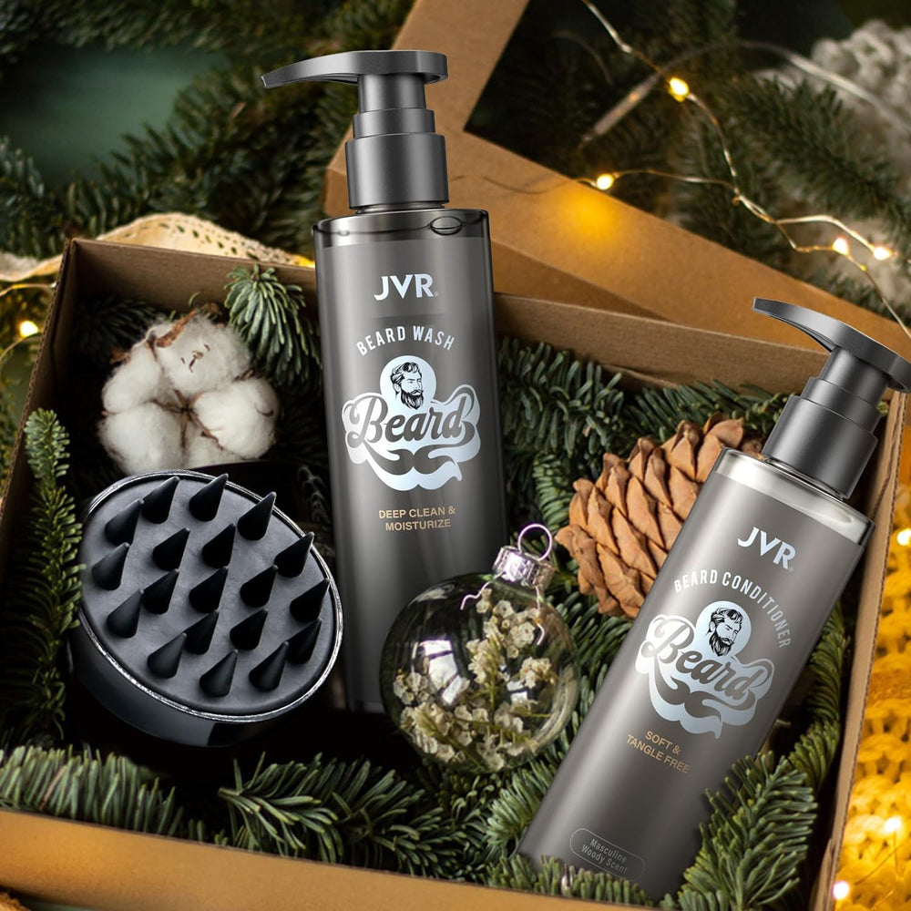 Brillo natural de la barba con JVR