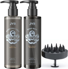 Champú para barba JVR limpia profundamente la barba y la piel