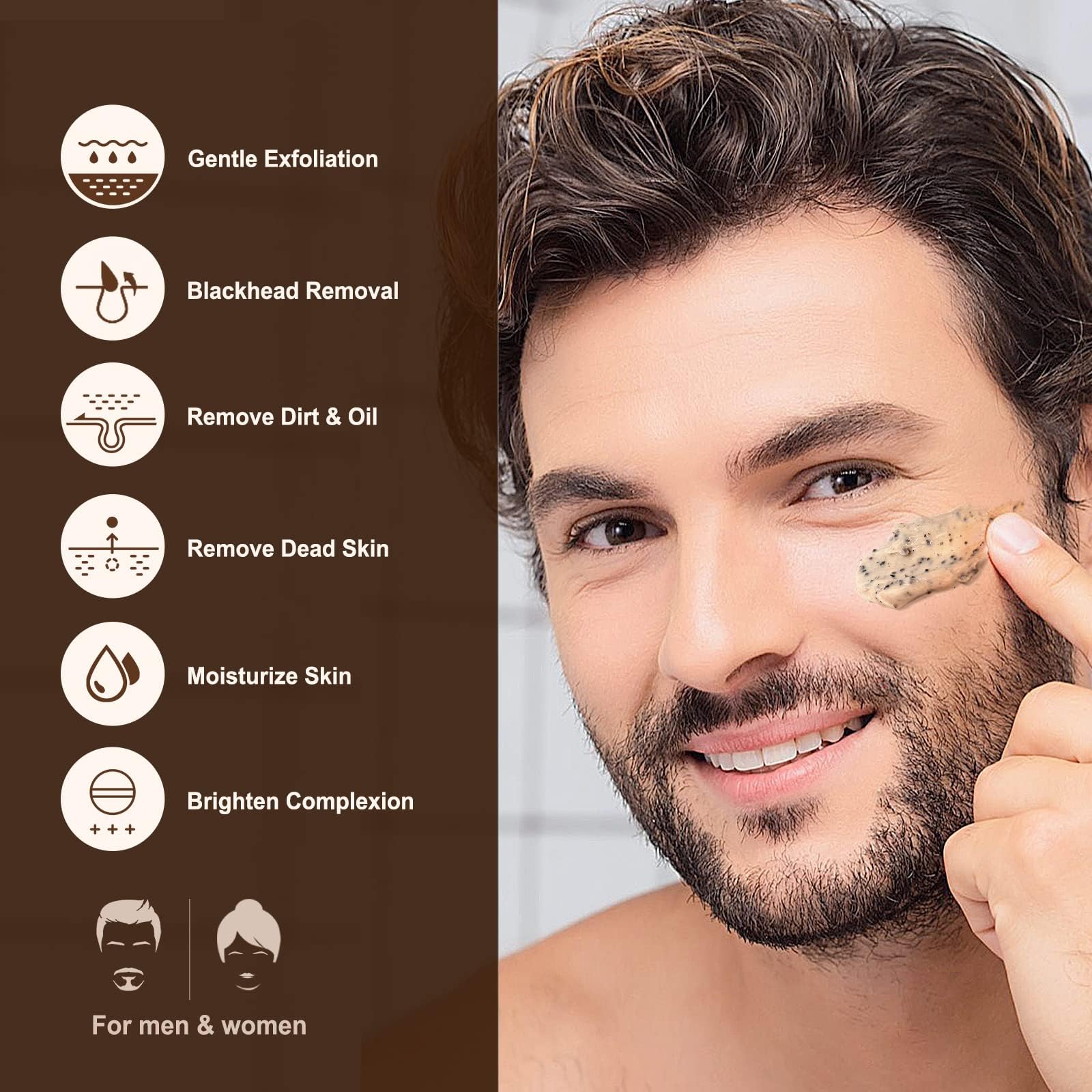 JVR exfoliante cafe poros despejados para una limpieza profunda