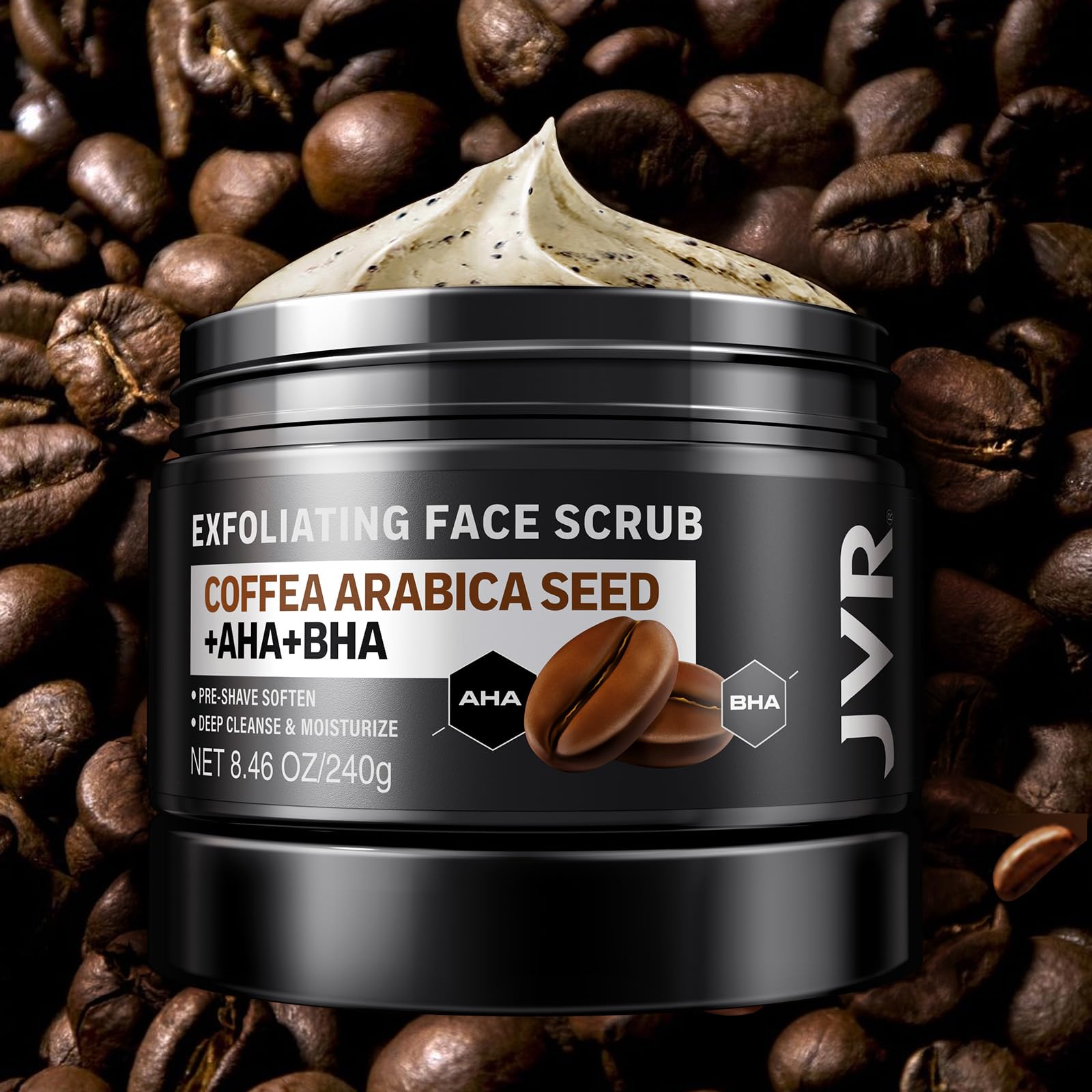 JVR exfoliante facial grano exfoliante para exfoliacion suave