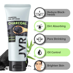 JVR mascarilla carbón activado desprendible para puntos negros.