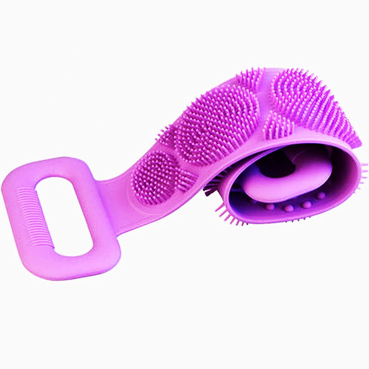 Cepillo de espalda Jwxstore en silicona para ducha facilita exfoliación suave.