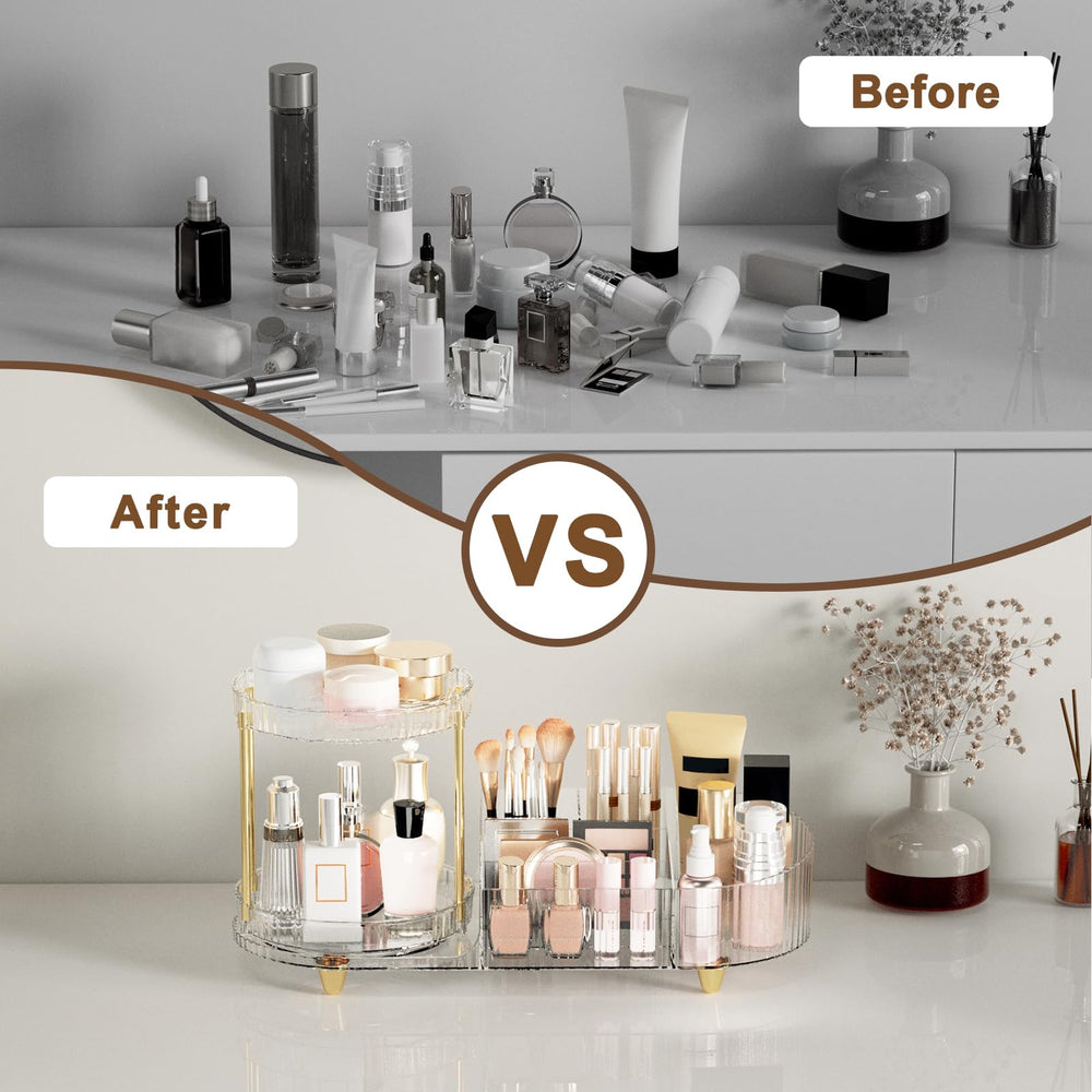 Jywantful compartimentos para cosméticos, brochas y esmaltes en orden