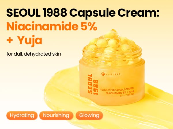 K-SECRET Seoul 1988 dual-texture cream gel delivering balanced hydration.