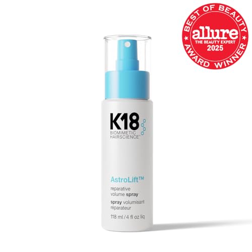 K18 AstroLift: application sur cheveux fins pour plus de volume visible.