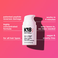 K18 cabello-danado-decoloracion: imagen de cabello dañado y posibilidad de renovación.