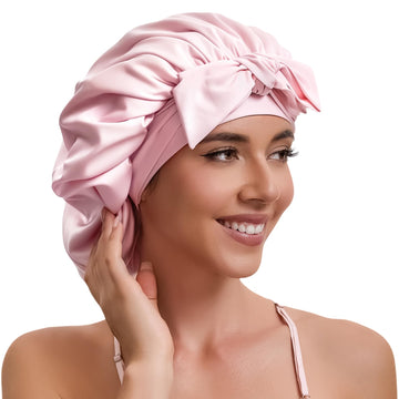 KAAHYNNO bonete de seda satín para dormir protege el cabello durante la noche