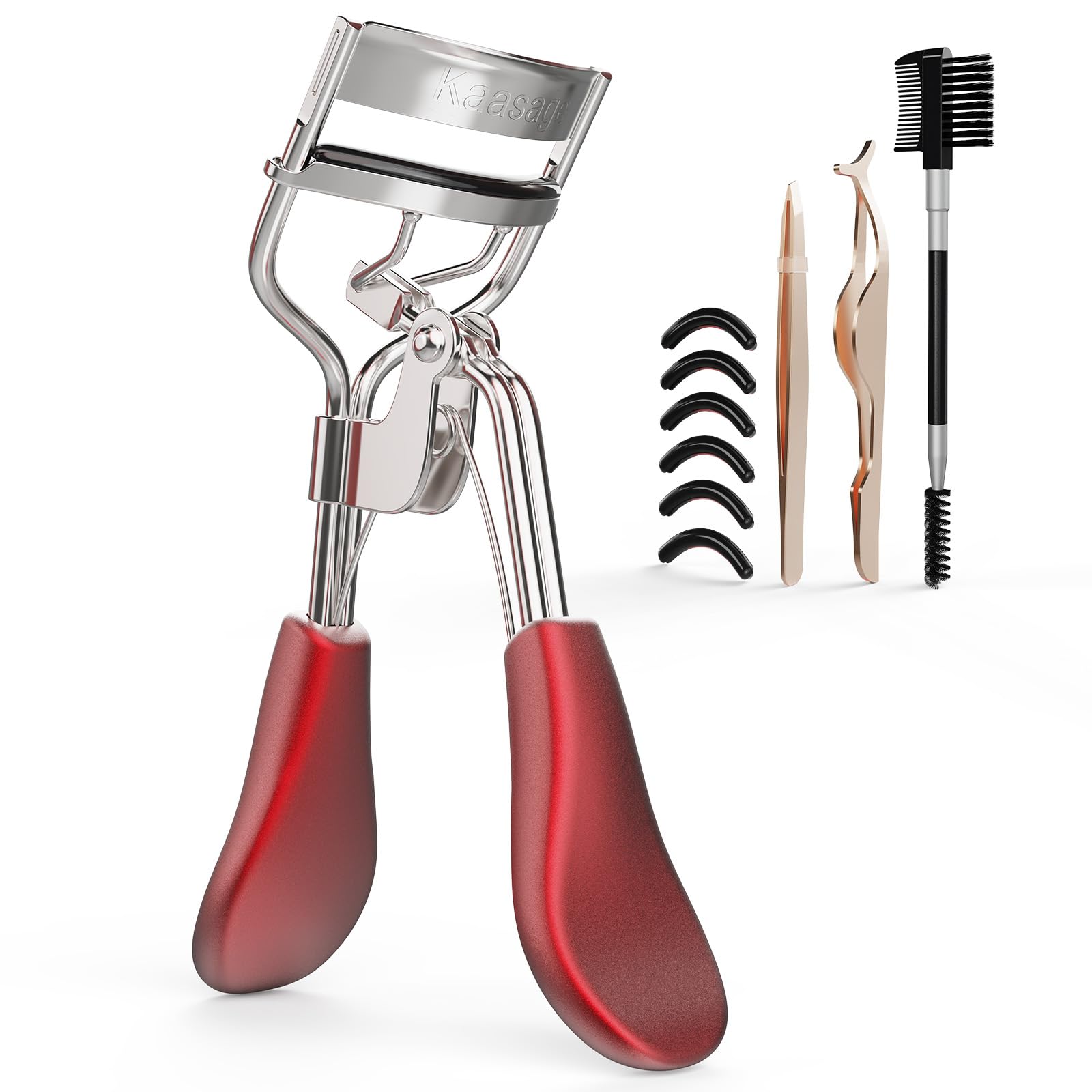 Rizador Kaasage con mango ergonómico para control cómodo al rizar
