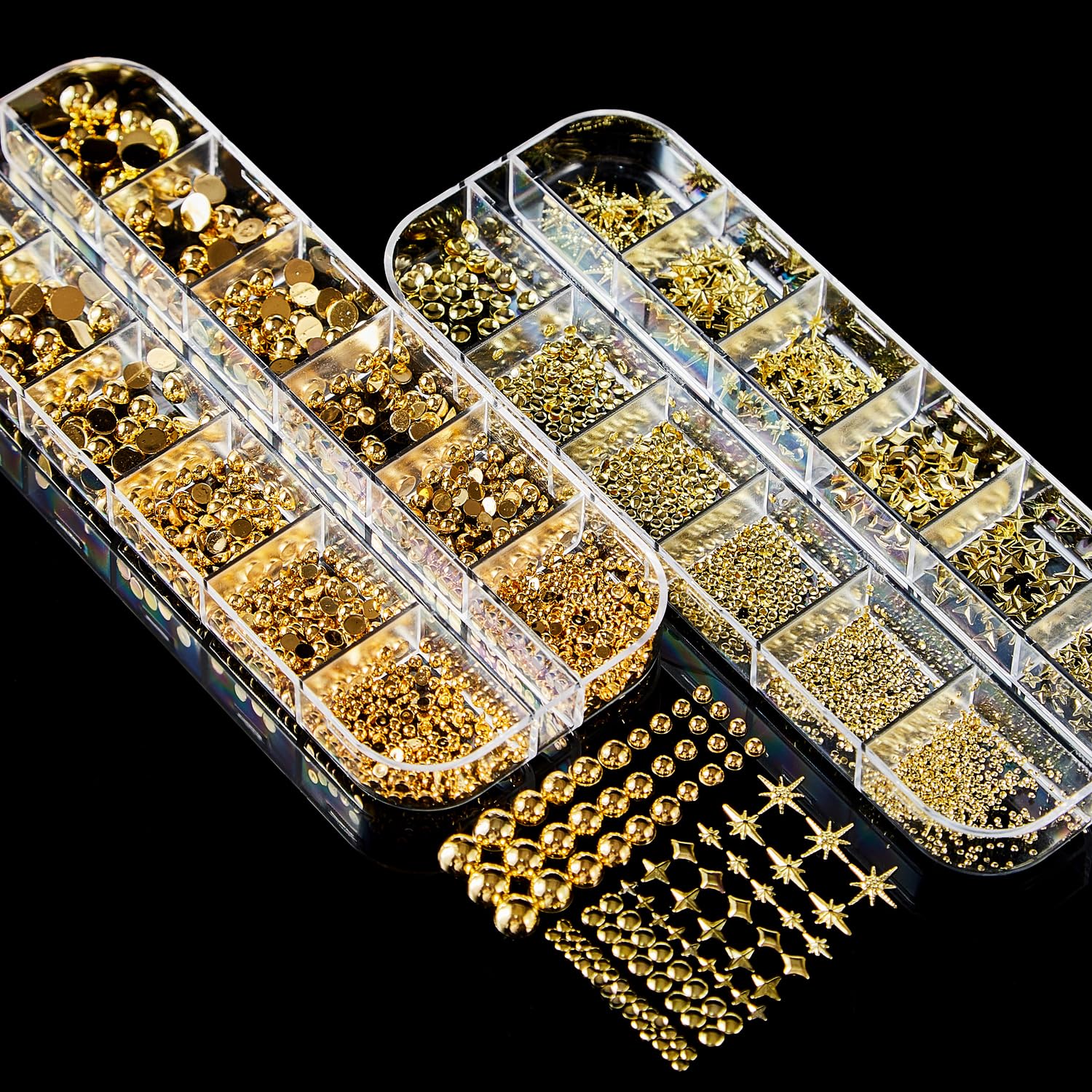 KACHIMOO caja de adorno para uñas, empaque conveniente.