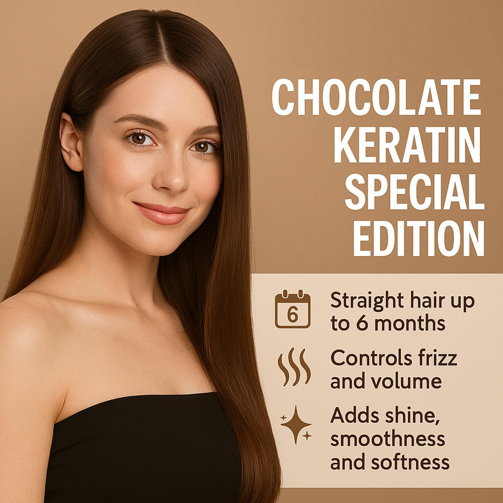 Brillo sedoso del cabello tras el tratamiento para un look pulido.