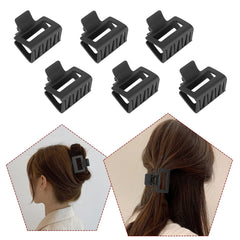 Kacmagic conjunto padres hijas pinzas rectangulares negro, perfecto para looks coordinados