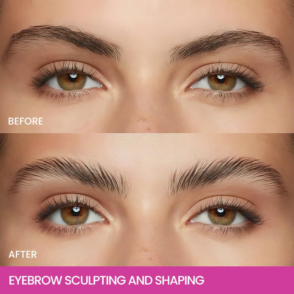 Kaely gel para cejas: cepillo espiral para distribución uniforme.