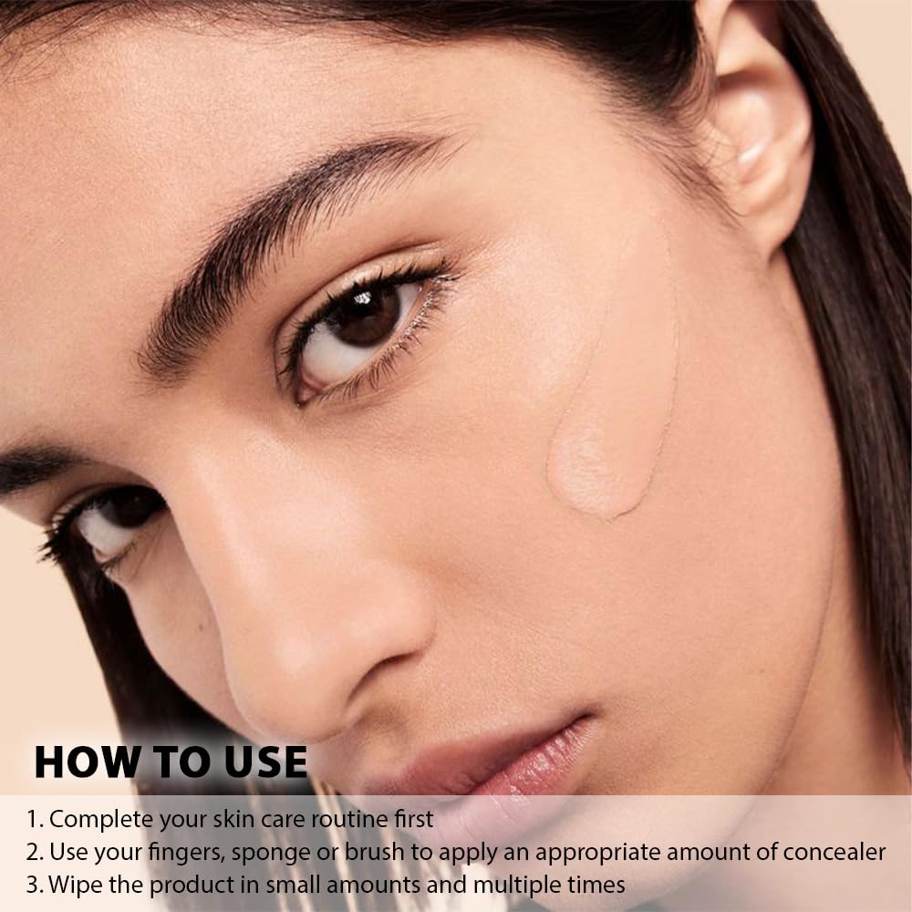 Kaely corrector acabado mate natural para un look fresco.