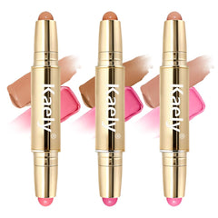 Kaely Contour Blush Barra Multiuso contorno, enfatiza pómulos con acabado natural.