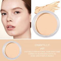 Kaely crema correctora en tarro con 12 tonos para neutralizar manchas.