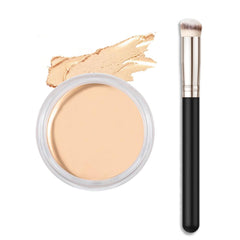 Kaely crema correctora para ojeras con brocha incluida, aplicación fácil.