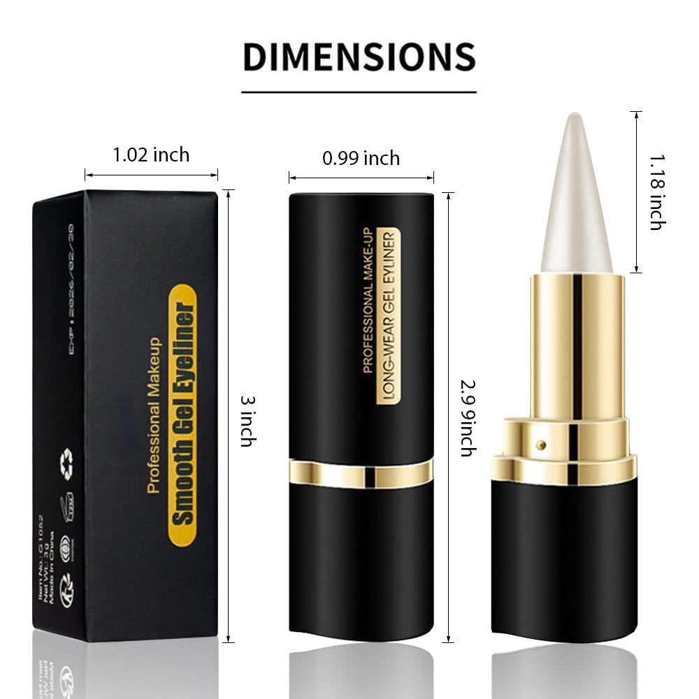 Delineador gel Kaely para uso diario, cómodo y duradero.
