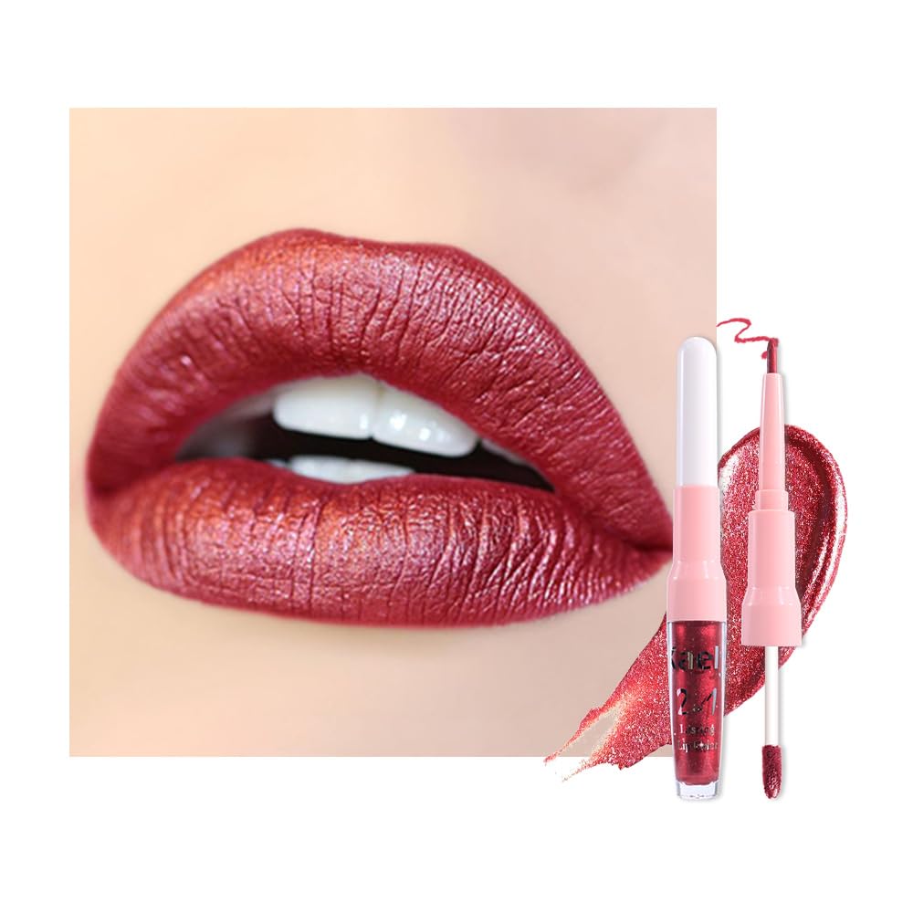 Kaely labial y delineador 2 en 1, frontal de producto para delinear labios con precisión.