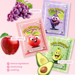 Kaely mascarillas-fruta-mango-naranja para revitalizar la piel con aroma cítrico.