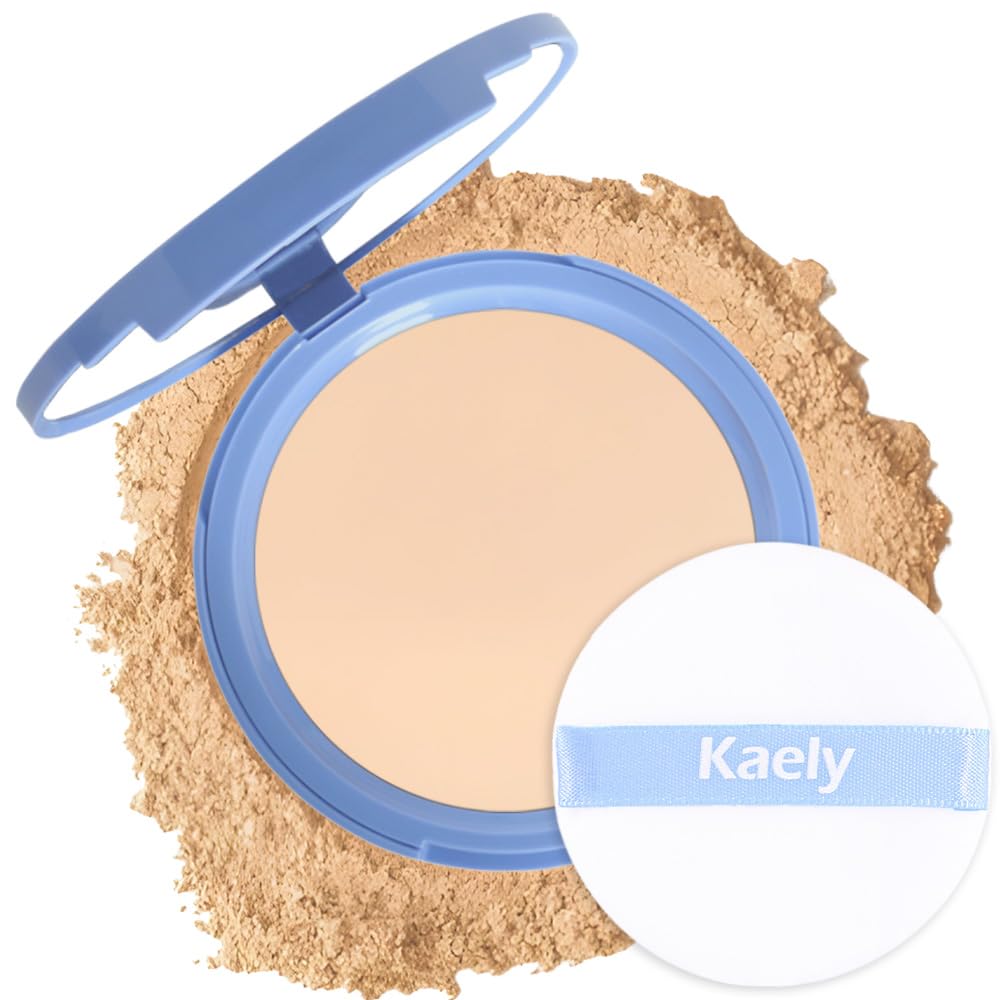 Kaely polvo compacto para rostro, acabado mate y retoques diarios.