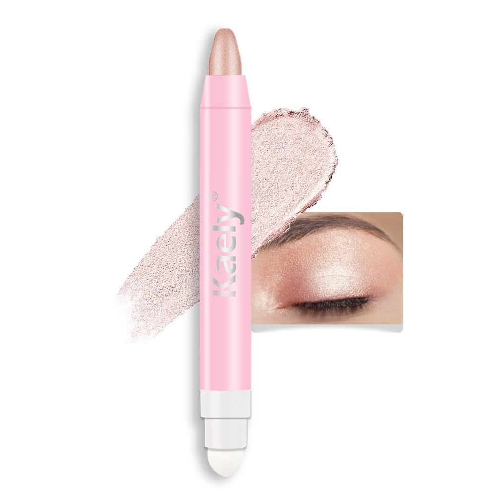 Kaely Sombra Crema Brillo Champán: acabado suave y duradero para ojos
