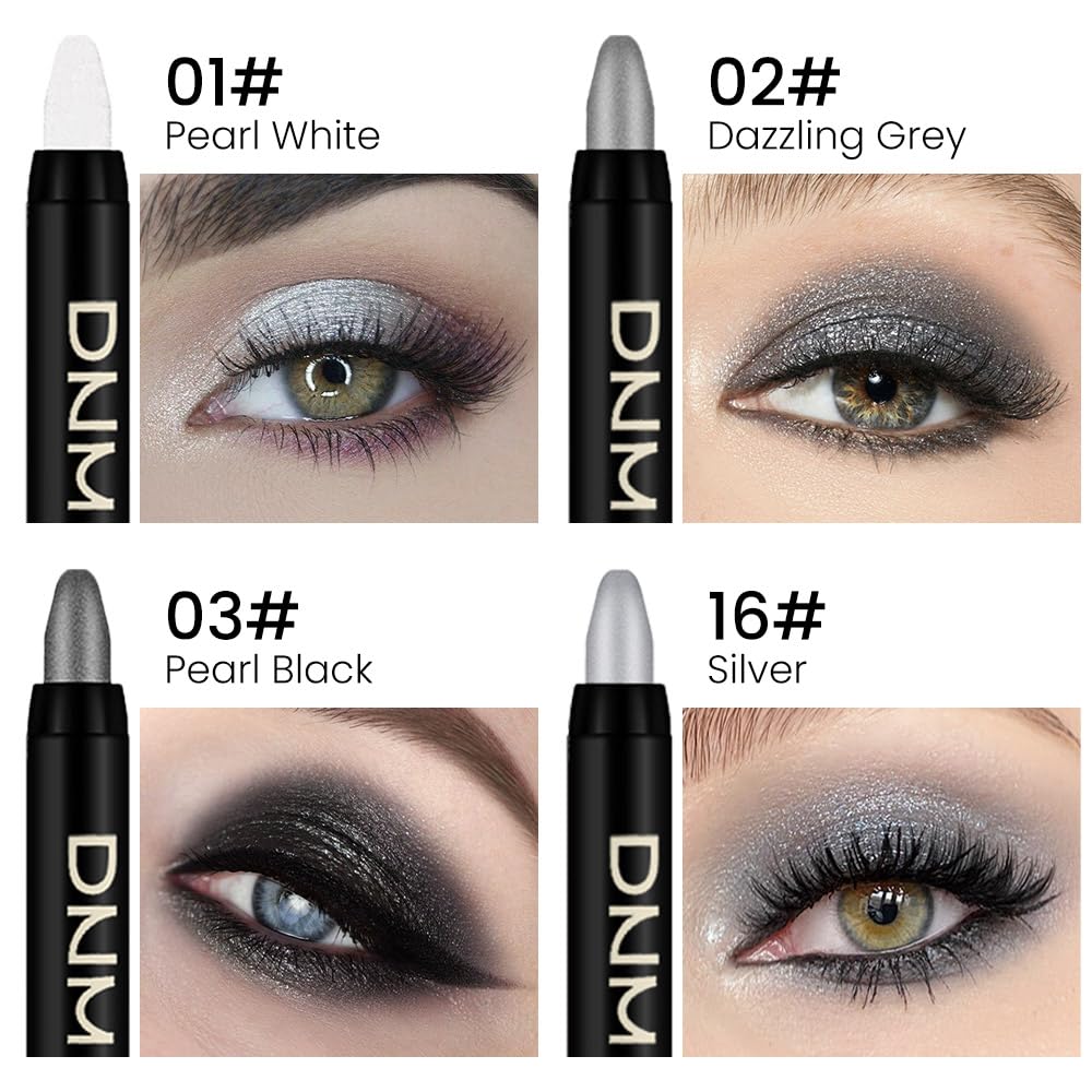 Kaely sombra de ojos en lapiz gris deslumbrante, estilo ahumado con difuminado fácil