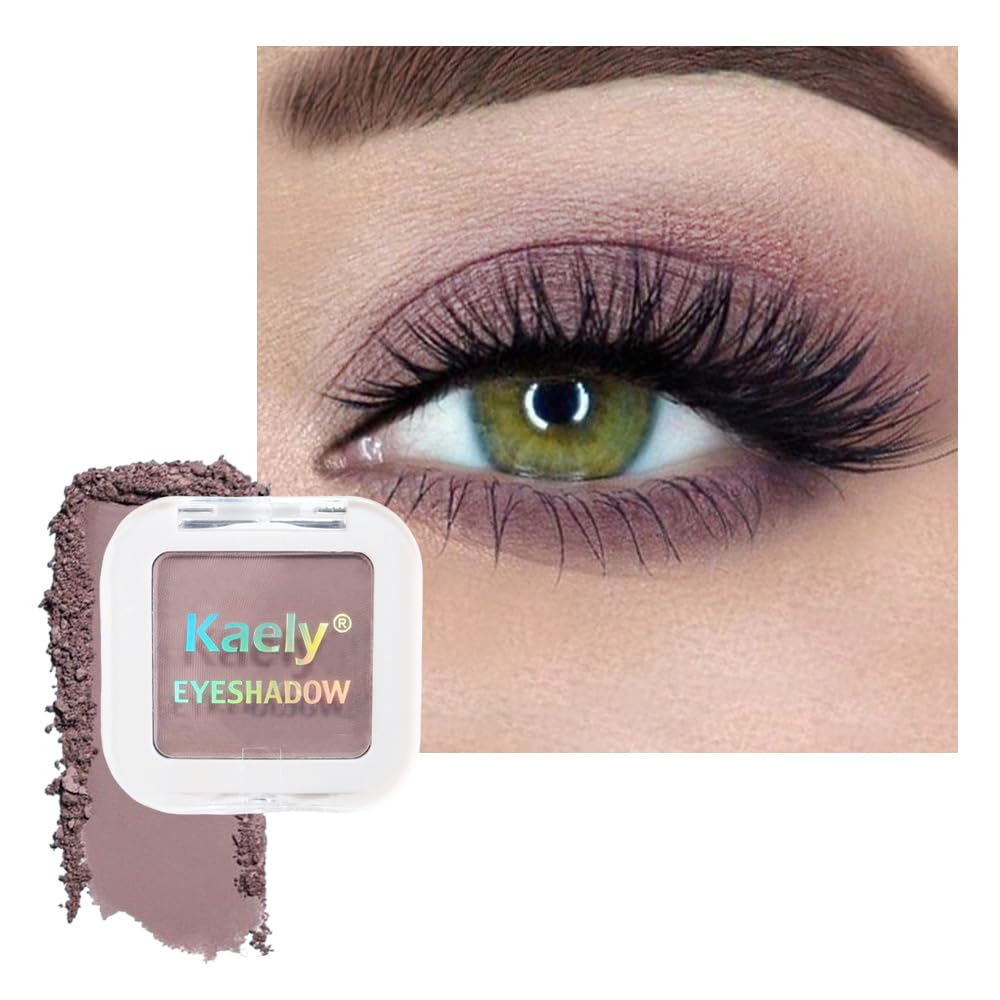 Kaely Taupe sombra con textura matte para un look definido sin esfuerzo.