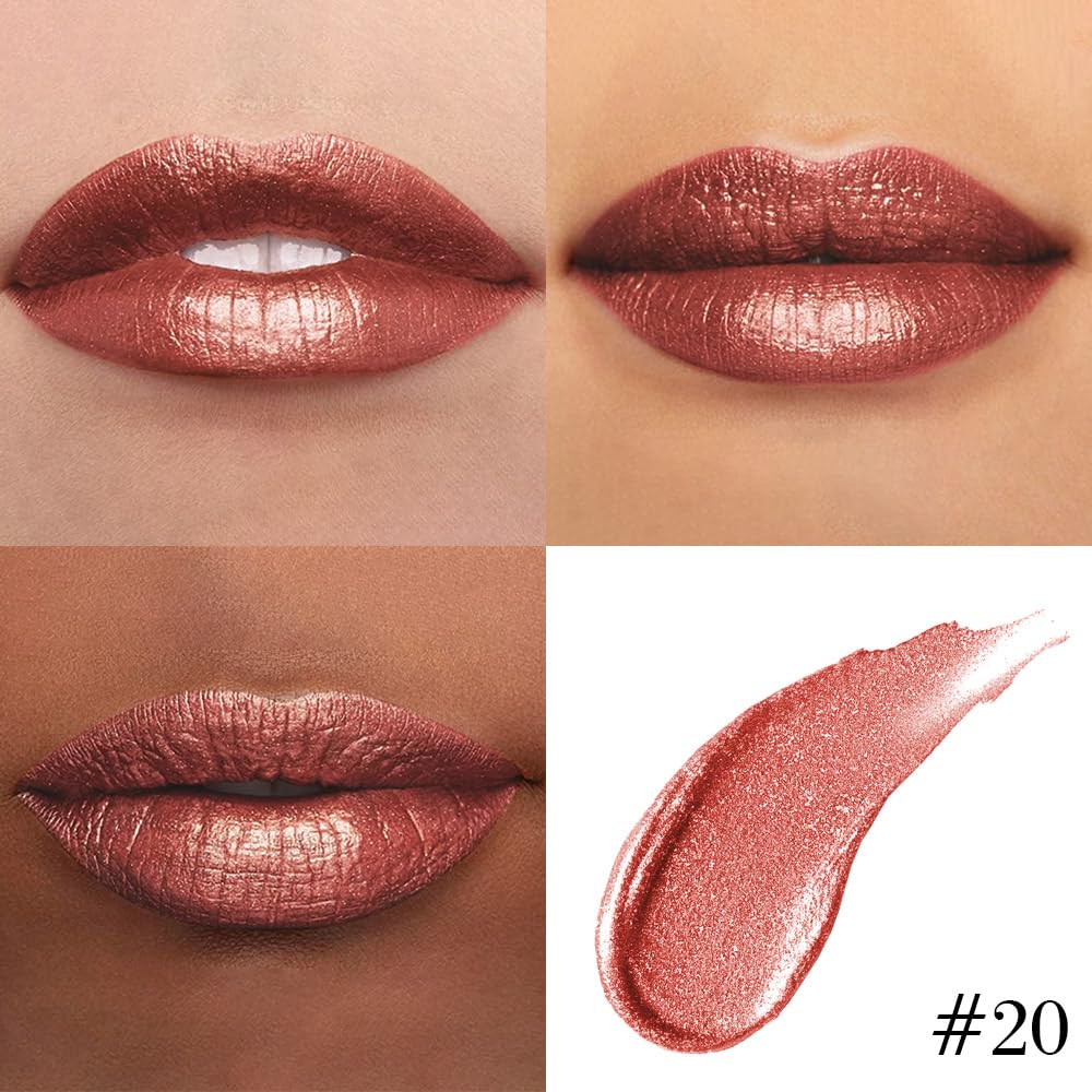 Kaely tonos labios metalizados variados para combinar con cualquier look