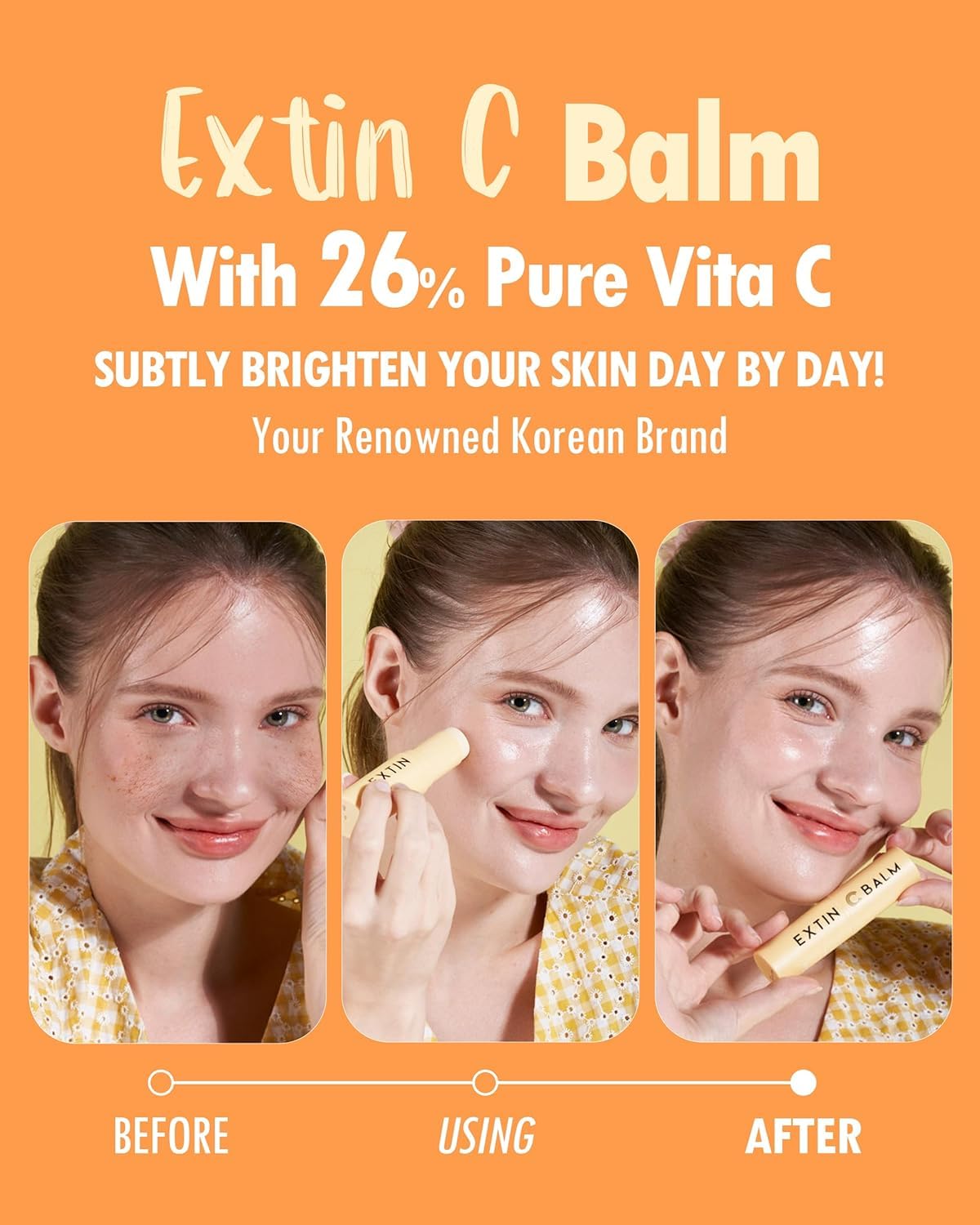KAHI Extin C Balm: aplicación facial suave para un acabado uniforme
