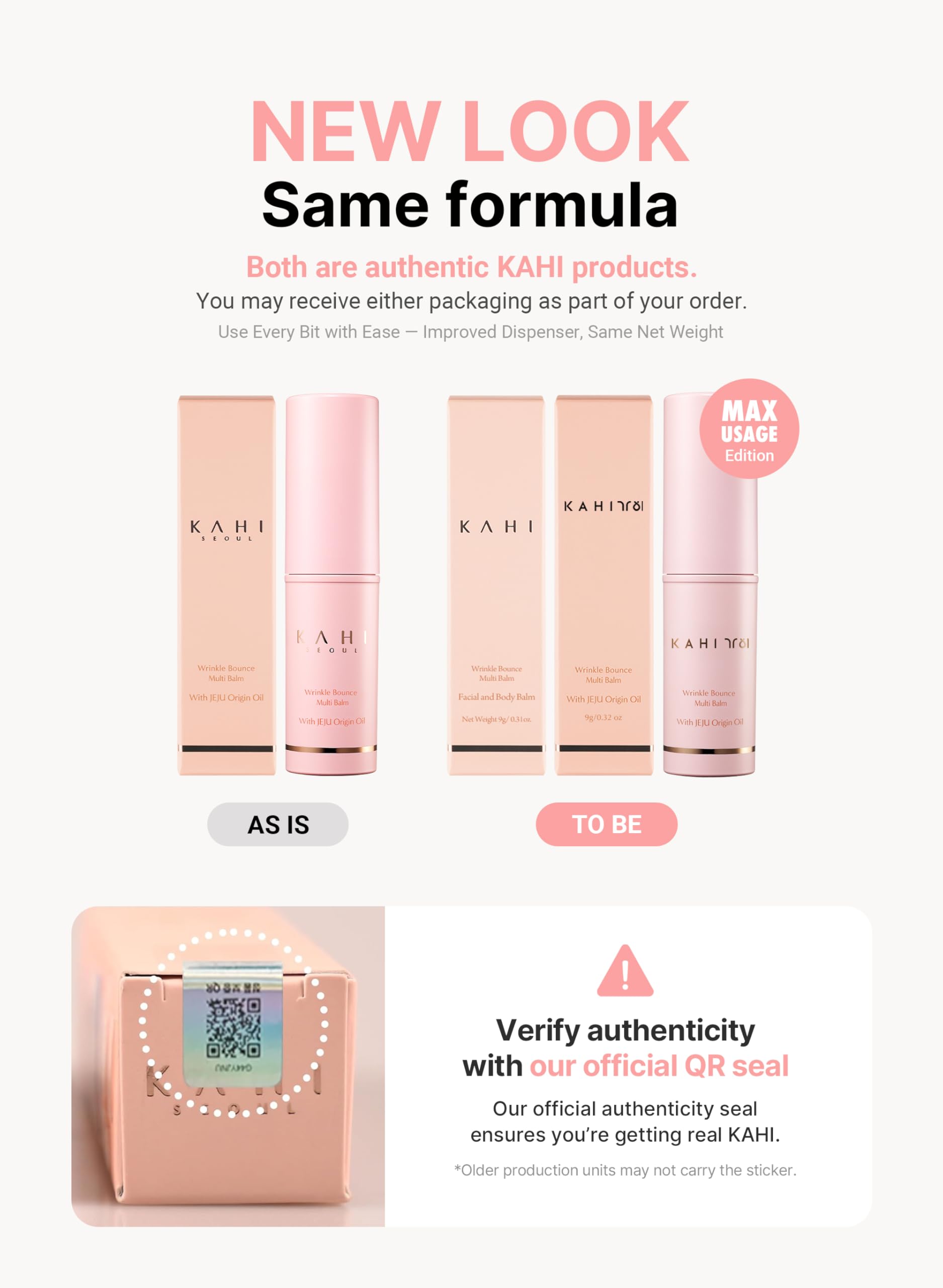 KAHI Wrinkle Bounce Duo Edition aceite fermentado Jeju para purificar poros